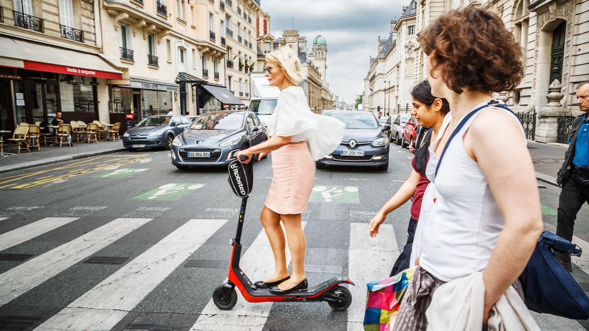 La trottinette, quand elle arrive en ville